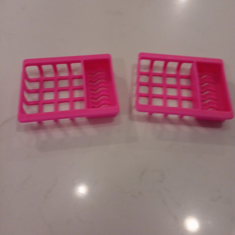 LOL Surprise OMG Doll House replacement part kitchen dishwasher pink racks only
